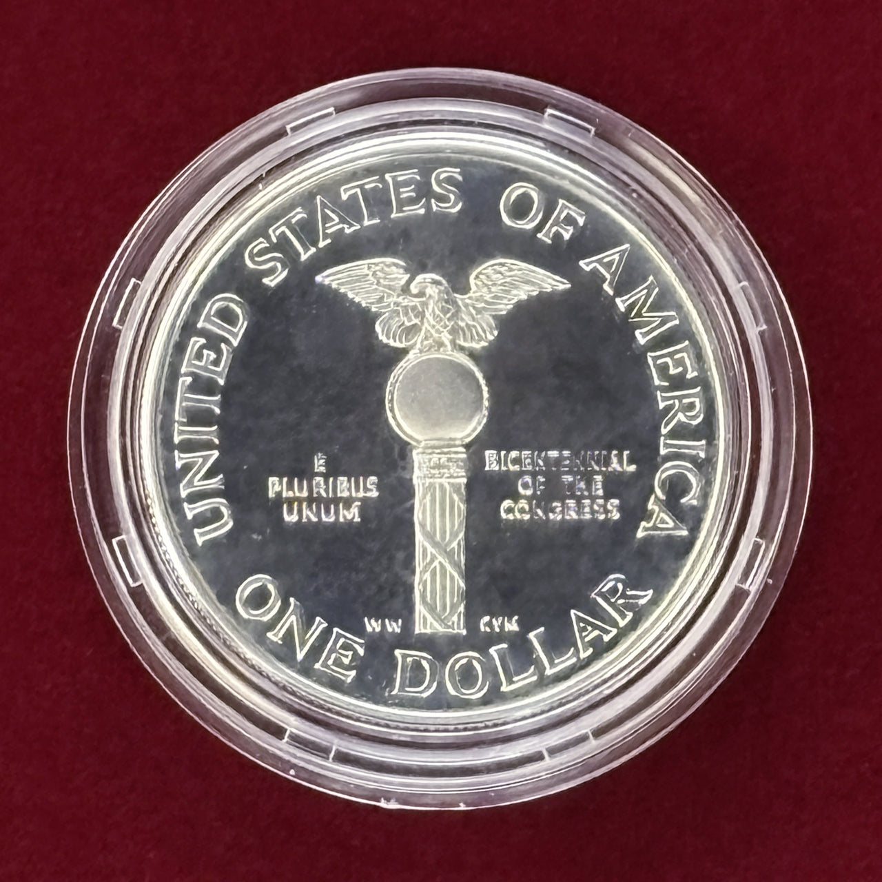 アメリカ】議会開設200年記念 コインセット 2枚組 1989［C-0000702