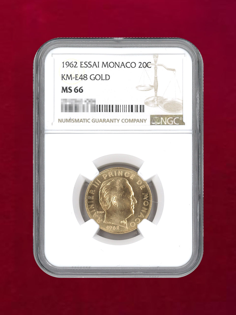 モナコ】コインセット 3枚組 ESSAI 1962［C-0000171］ – ワールド