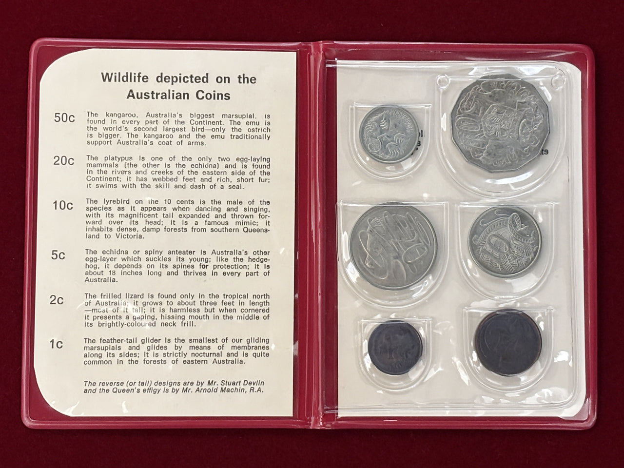 オーストラリア】ミントセット 6枚組 1969［C-0000311］ – ワールド