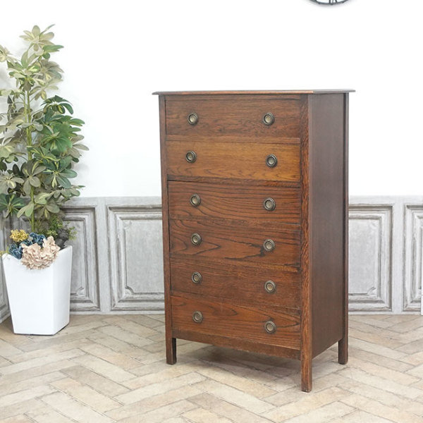 1920年頃 オーク材 イギリス アンティーク・チェスト antique59846