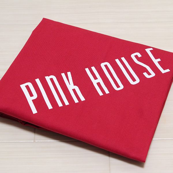 赤ロゴクッションカバー - ピンクハウス通販｜リサイクルブティック