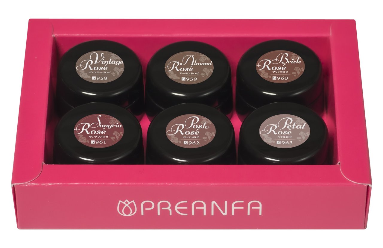 プリジェル カラーEX ロゼシリーズ3g×6色セット | PREGEL（プリジェル