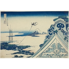 冨嶽三十六景 東都浅草本願寺 - 葛飾北斎 - 日本画 - 名画 - Canon