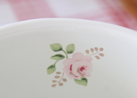 イマン エマ ホーロー ツールスタンド － フレンチカントリーのバラ柄