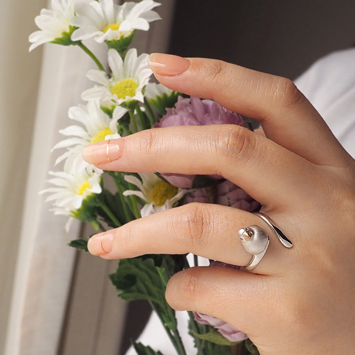 naturama(ナチュラマ) もち文鳥リング シルバー925 [AR92] — クラフト
