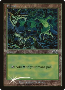 FOIL] Forest (1999) (Urza's Saga) - Arena Promo - Atomic Empire