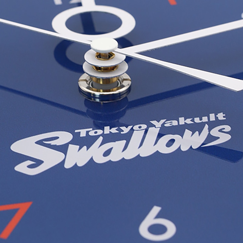 東京ヤクルトスワローズ アクリル壁掛時計 つば九郎&つばみ｜郵便局の
