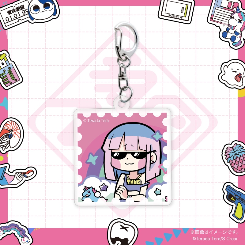 寺田てら 切手型アクリルキーホルダー Ms. ファンタジー｜郵便局の