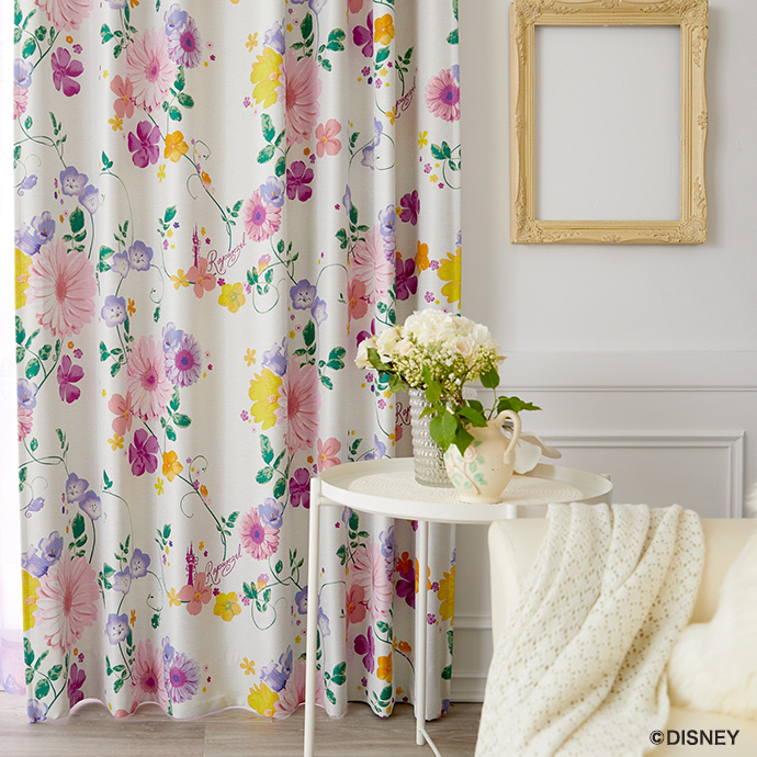 g9845]【100cm×178cm】Princess tanglet 遮光カーテン 1枚入り