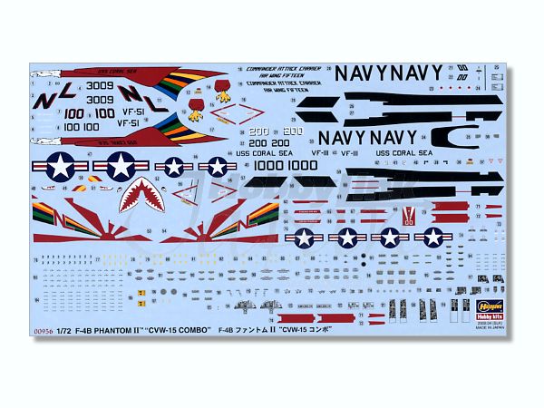 1/72 F-4B ファントム 2 CVW-15 コンボ (2機セット) | HLJ.co.jp