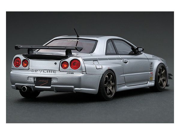 1/43 ニッサン スカイライン GT-R マインズ R34 シルバー | HLJ.co.jp