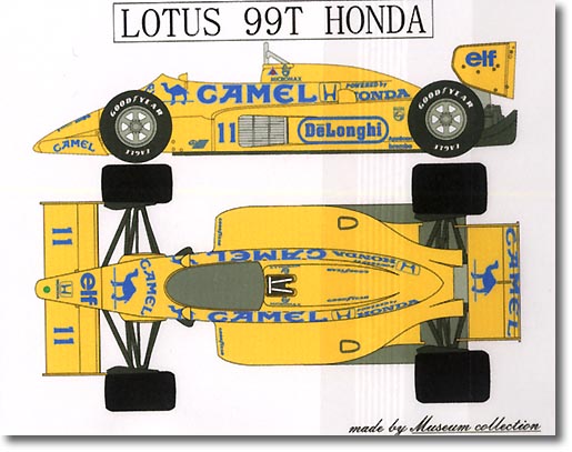1/20 タミヤ対応 ロータス 99T キャメルロゴ | HLJ.co.jp