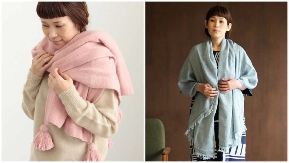 季節の変わり目に使える巻物。コーデのポイントになるストール