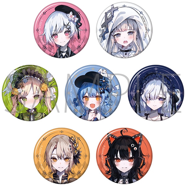 再販分】魔法少女ノ魔女裁判 キャラバッジコレクション／A: キャラ