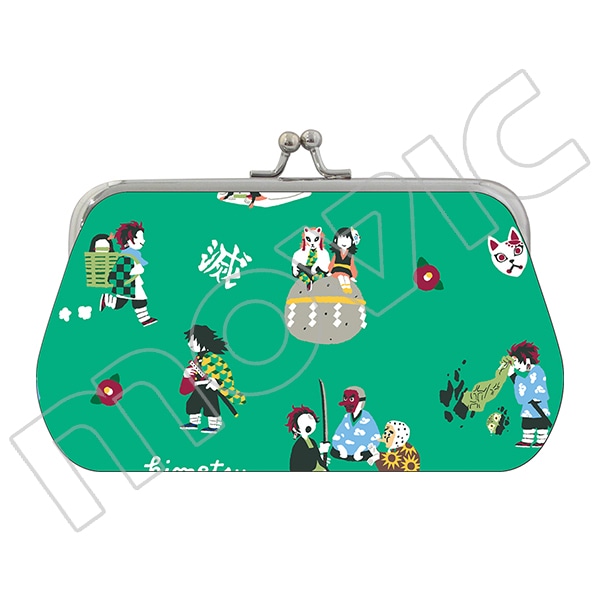鬼滅の刃 がま口ポーチ ゆるパレット 其ノ壱: キャラグッズ