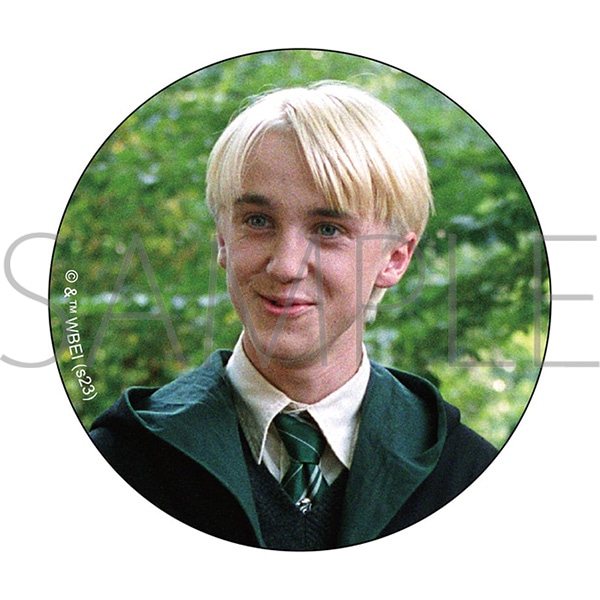 ハリーポッター 缶バッジ Draco Malfoy B（実写）: キャラグッズ