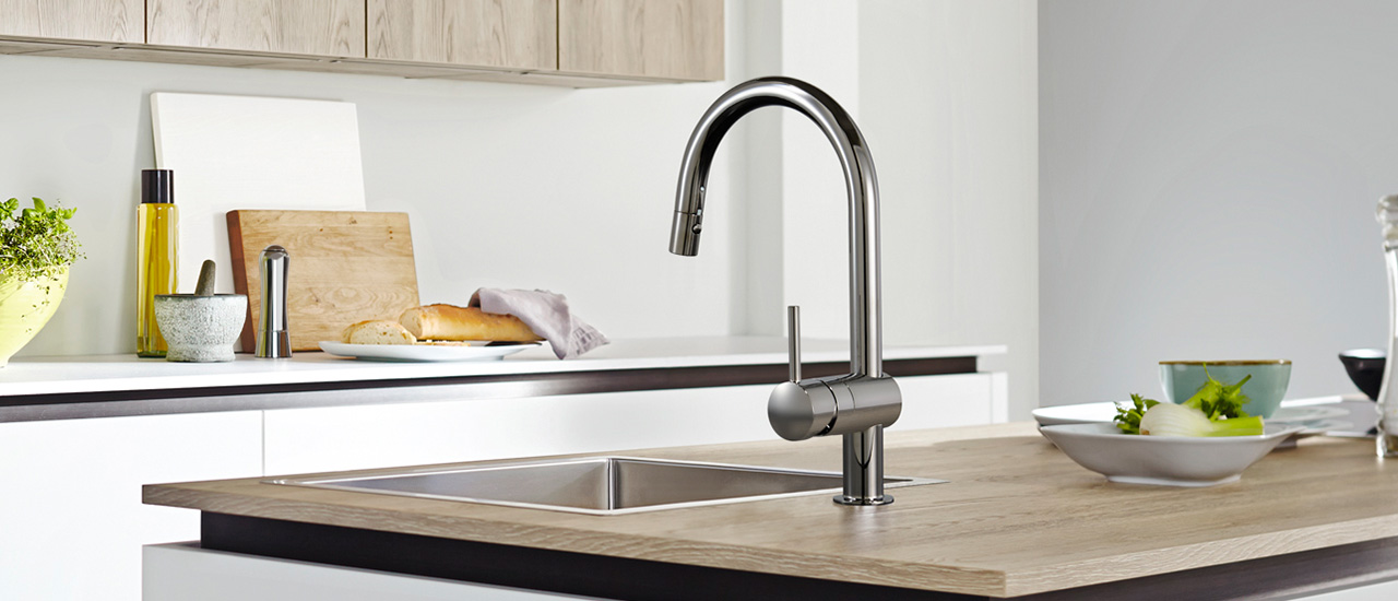 GROHE グローエ】ミンタ ≪JPK61802≫┃浄水器一体型シングル