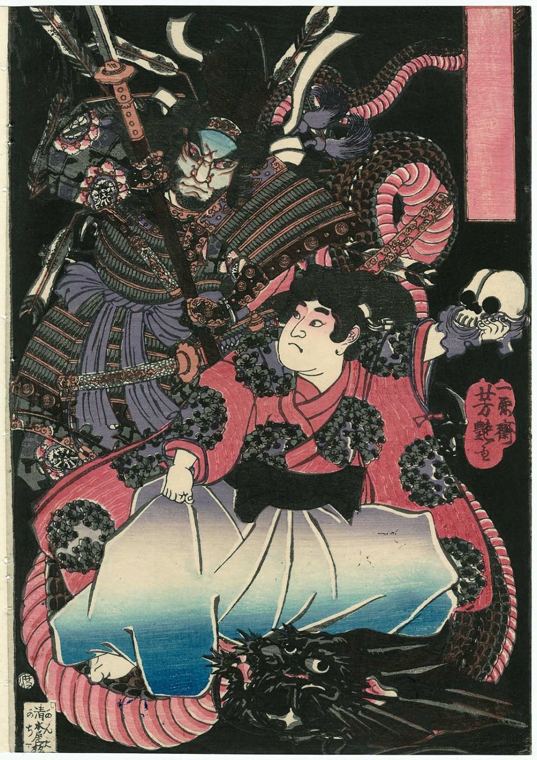 歌川芳艶による浮世絵「Japanese print」