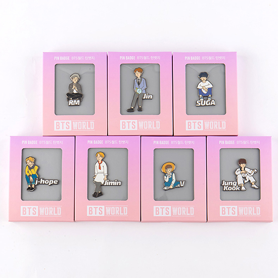 BTS WORLD]ピンバッジ【Jin】 | KOBUNSHA SELECT SHOP | [BTS WORLD