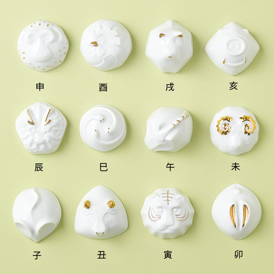 ヤマ亮横井製陶所]LUCKY12 干支盃セット | KOBUNSHA SELECT SHOP