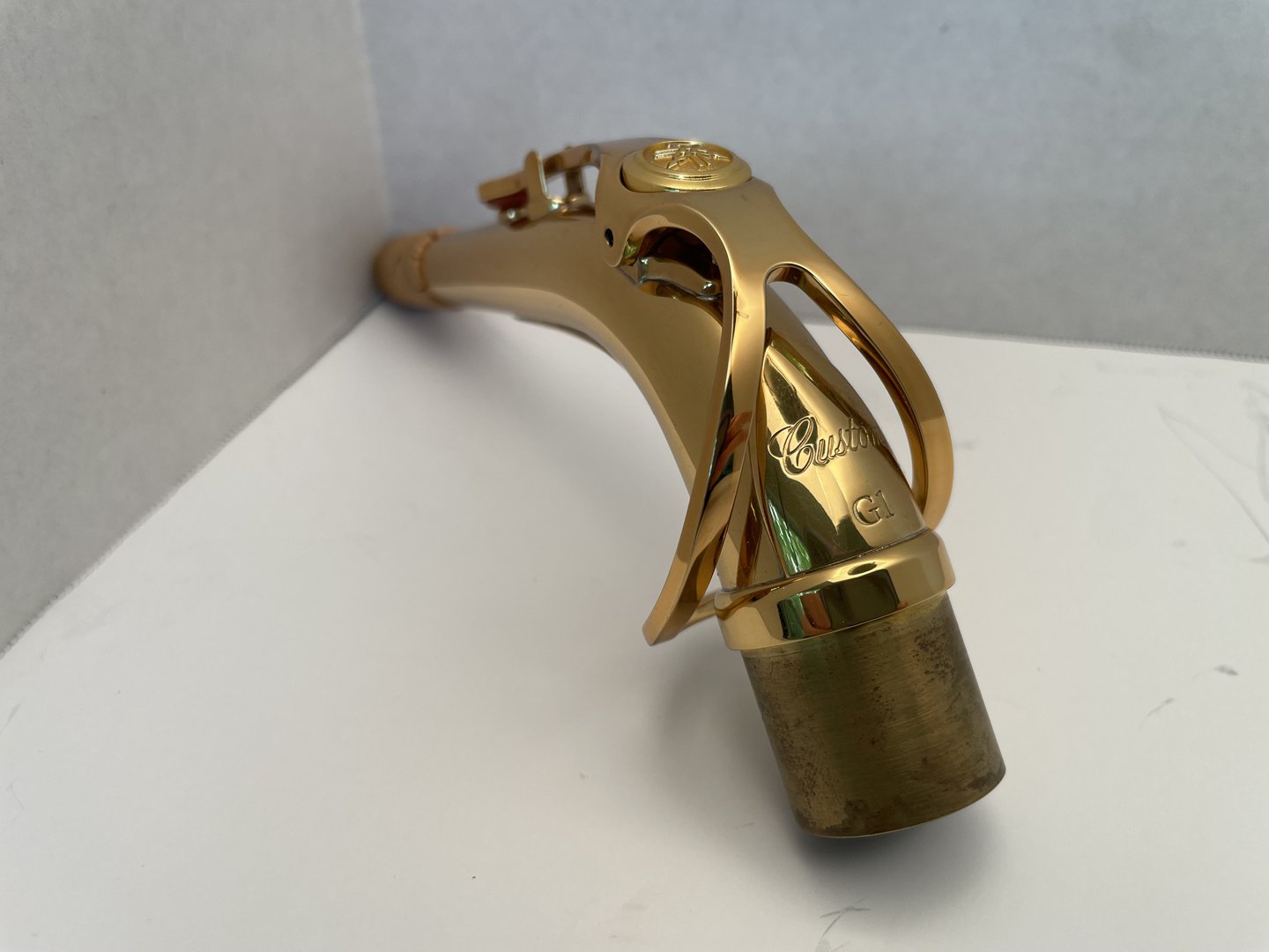 Yamaha Custom G1 Alto Saxophone Neck - Davids Instrument Repair