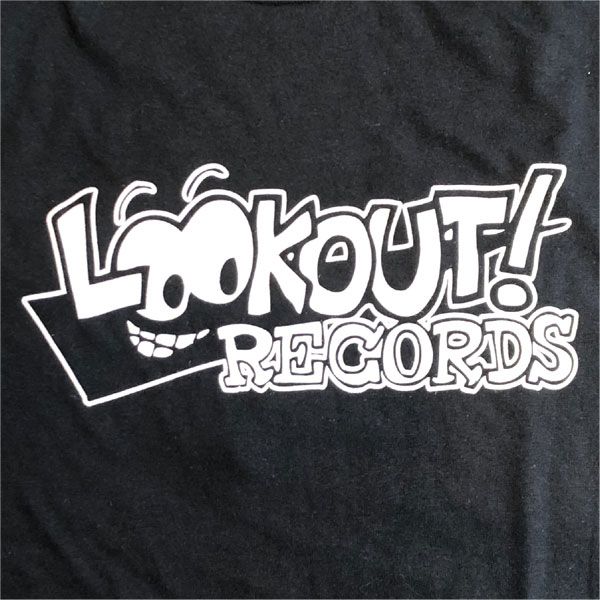 LOOKOUT! RECORDS Tシャツ LOGO BLACK | 45REVOLUTION