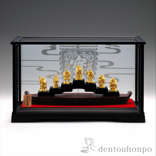 送料無料】 純金 吉祥七福神 A 300g / 光則（金工芸） 恵比寿 大黒