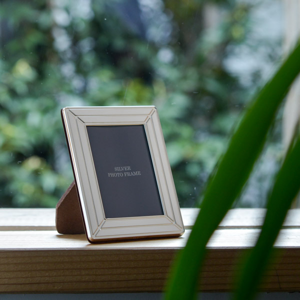 送料無料】 銀製 フォトフレーム オブロング S / 写真立て フォト
