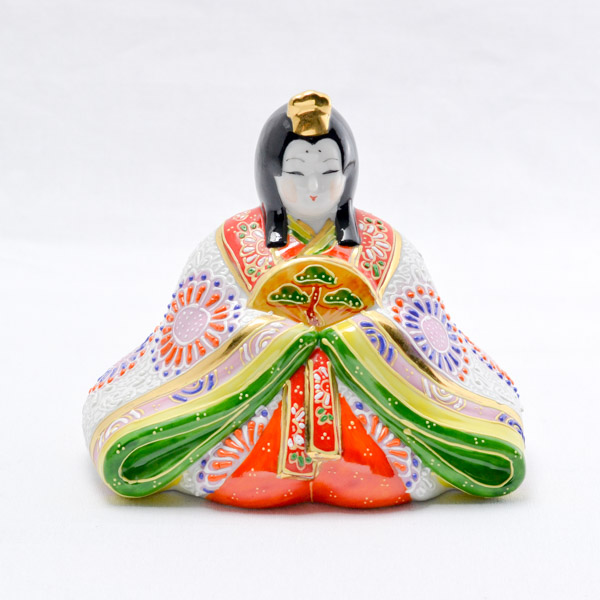 名入れ木札無料】 【送料無料】 雛人形 細描盛 5号 台・敷物・立札