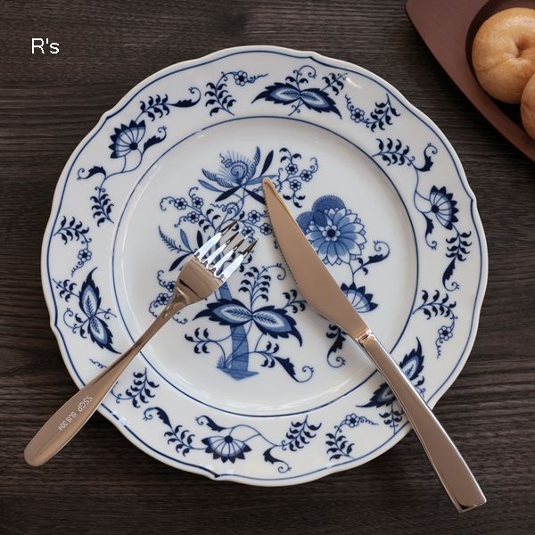 Blue Danube ブルーダニューブ 26cmプレート ディナー皿 ユーズド品