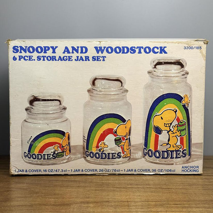 スヌーピー＆ウッドストック ストレージジャーBOXセット(ot2766