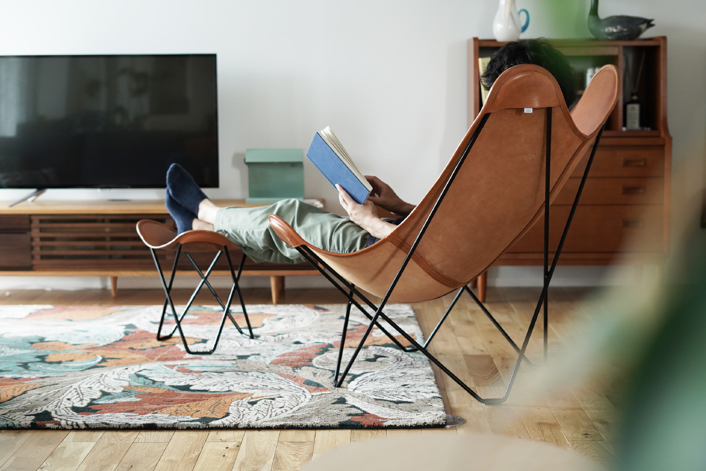 CUERO（クエロ） BKFチェア マリポサ ナチュラル／フラインググース