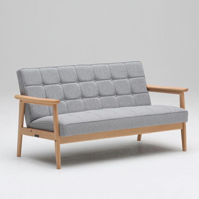 カリモク60 Kチェア 2シーター ミストグレー［W36263ZE］ - カリモク60