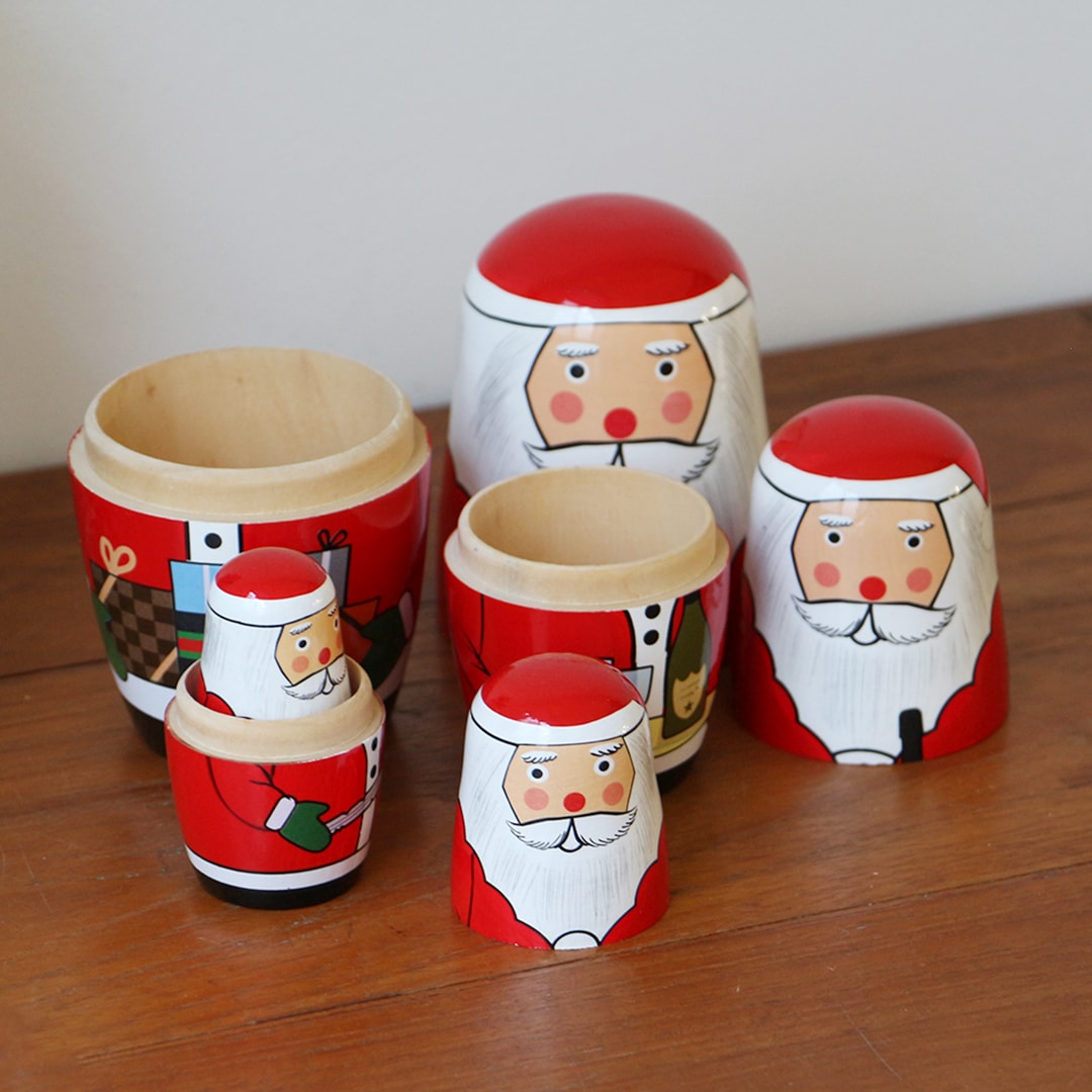 サンタクリョーシカ マトリョーシカ クリスマス サンタクロース DETAIL