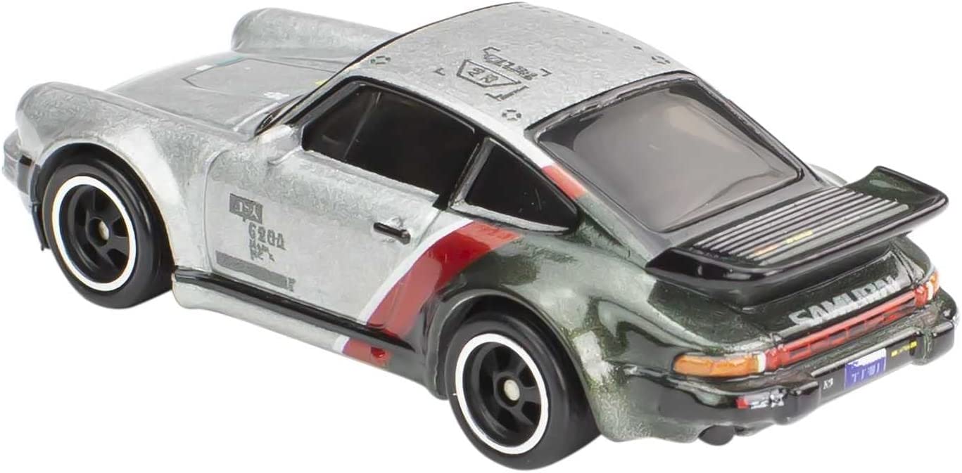 Hot Wheels Cyberpunk Porsche 911 Turbo (930) Silver 1:64 – DIECAST