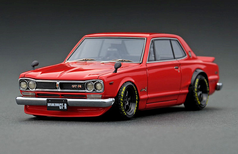 Ignition Model Nissan Skyline 2000 GT-R (KPGC10) - Red