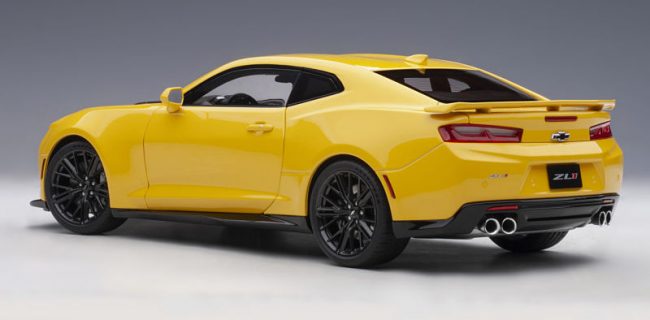 AUTOart Chevrolet Camaro ZL1 2017 - Bright Yellow • DiecastSociety.com