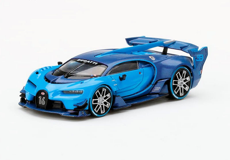 FIRST LOOK: MINI GT Bugatti Vision Gran Turismo • DiecastSociety.com