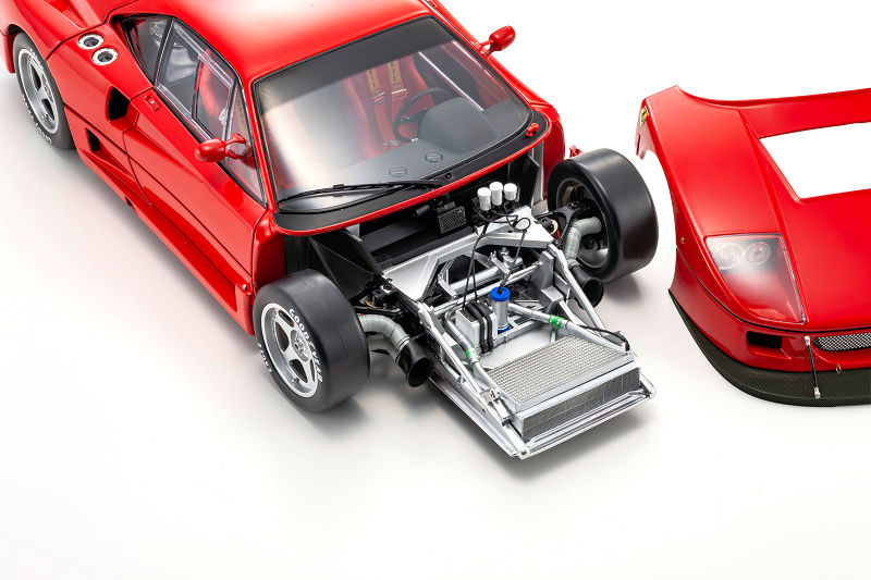 Kyosho 1:12 Diecast Ferrari F40 Competizione - Red