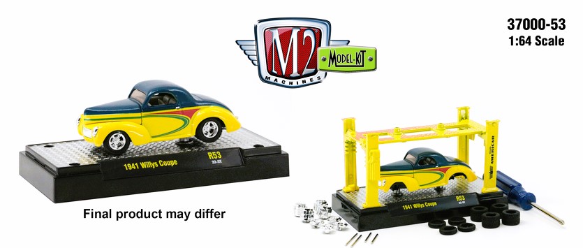M2 Machines 1;64 Model Kit R53 1941 Willys Coupe