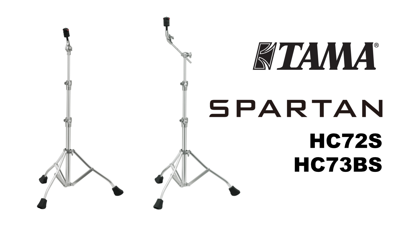 TAMAからシンバルスタンド「Spartan」シリーズが発売。