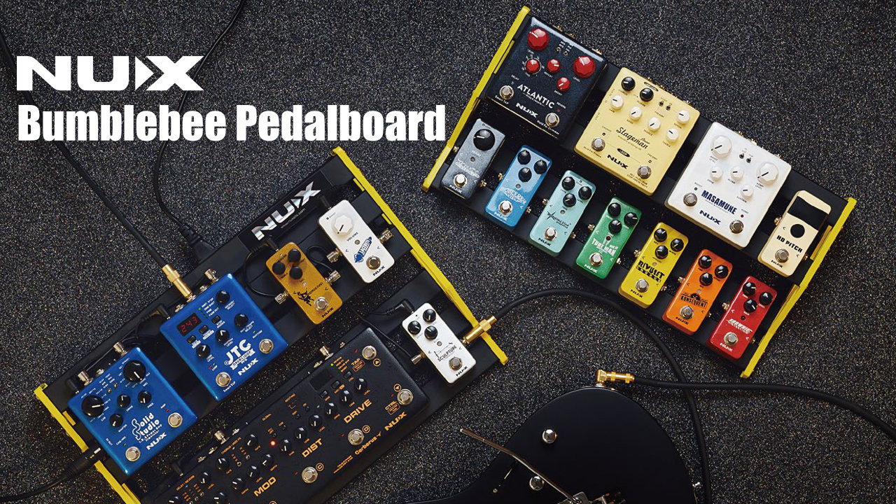 NUXから2段構造を採用したペダルボード「Bumblebee」が発売！