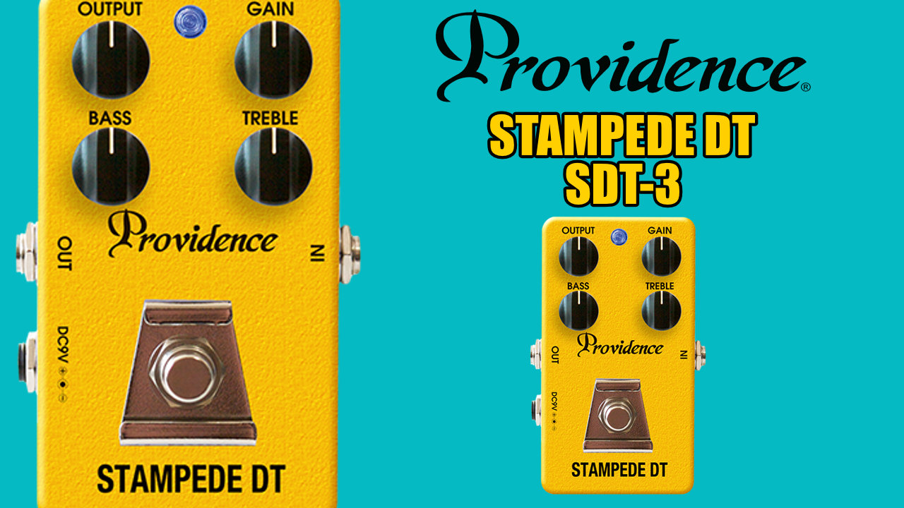 Providenceから「SDT-3 STAMPEDE DT」ディストーションが発売