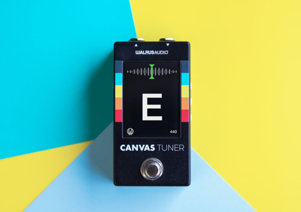 WALRUS AUDIOからペダル型チューナー「Canvas Tuner」が発売