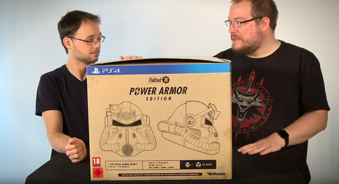 実物大のT-51パワーアーマーヘルメットを同梱する「Fallout 76 Power