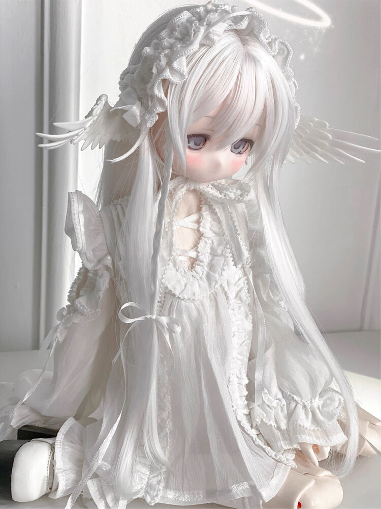 天使のロリータフリルドレス：ピュアブルー（40cm,MDD対応）（MiniDD