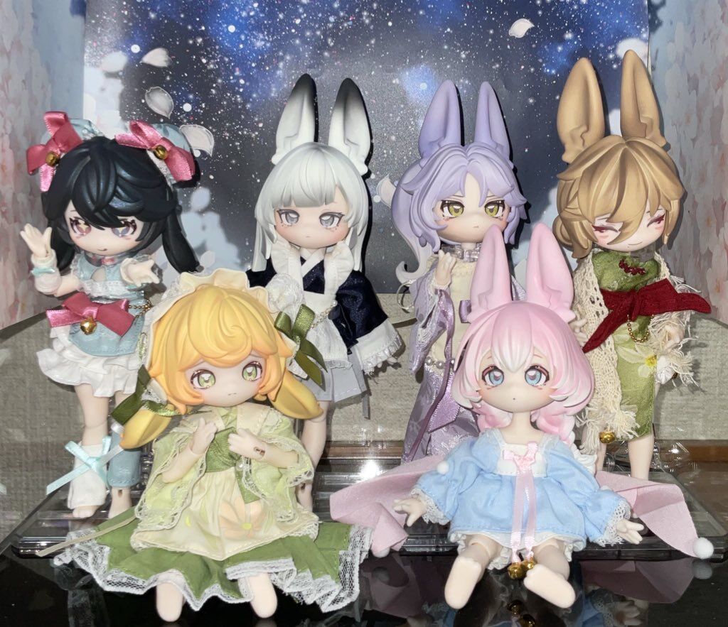 即納】「月跳時間」Rabbit Treasure series：Blind Box Assort (6体