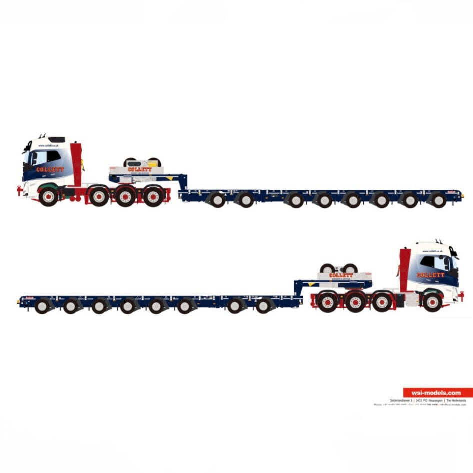 WSI Collett Volvo FH5 8x4 Nooteboom Manoovr Low Loader 1:50 | dmb