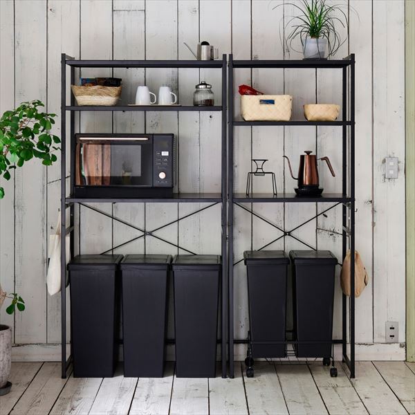 dショッピング |レンジ台 ゴミ箱 収納 レンジボード 幅85 奥行41.5 高