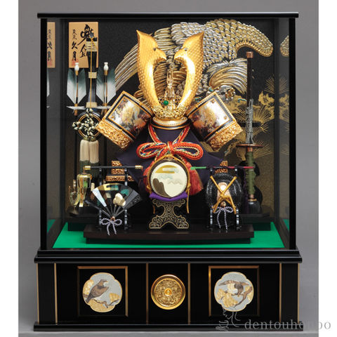 dショッピング |名入れ木札無料 五月人形 兜飾り 取付ケース入り